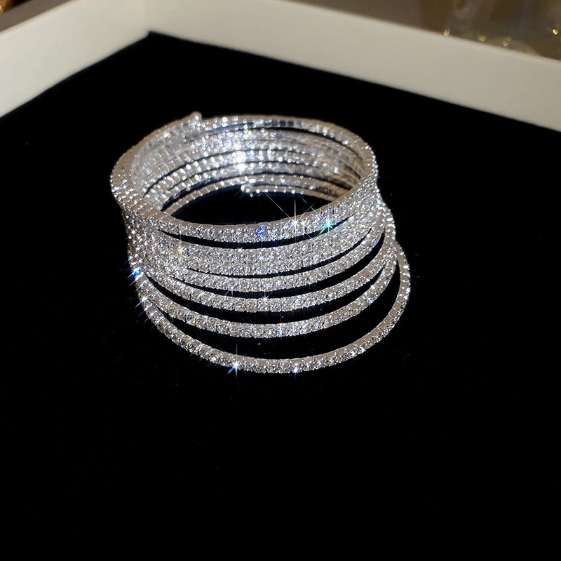 Pearl Elastic Bracelet for Women New High-End Sense Bracelet Light Luxury Niche Exquisite Summer Versatile Hand Jewelry