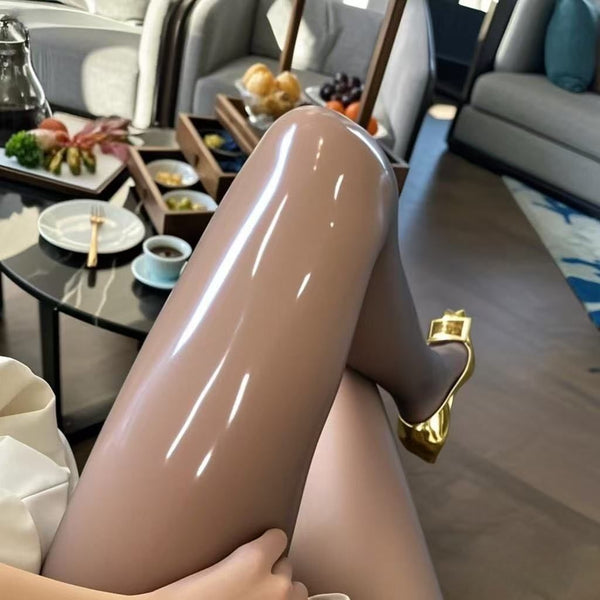 Trending 8D Premium Horse Oil 100% Plus Size Sexy Slimming Anti-Snag No Foot Shape