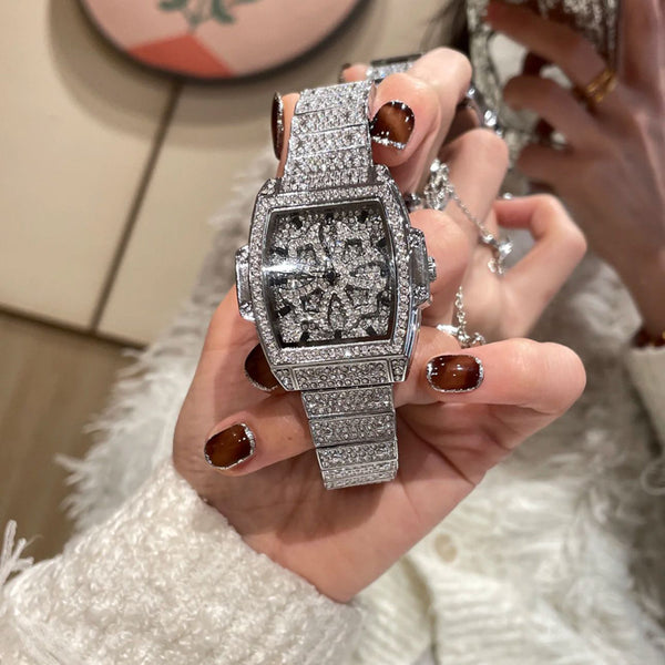 Watch Full of Diamonds Sparkling Neck Hanging Versatile Elegant Watch