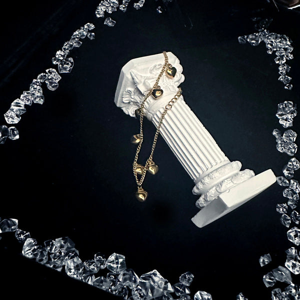 Couple Wrist Tassel Gold Doudou Bracelet Fashion Japanese and Korean Bracelet Extravagant Thousand Gold Wind
