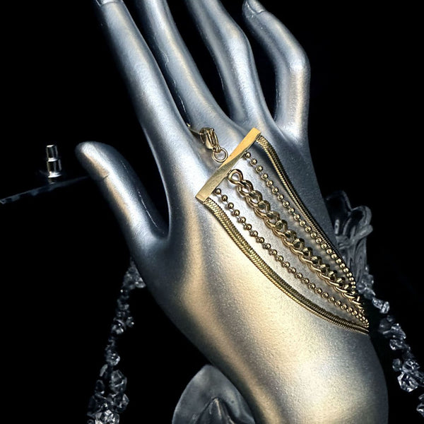 ins style couple wrist expensive tassel chain bracelet thousand gold wind bracelet