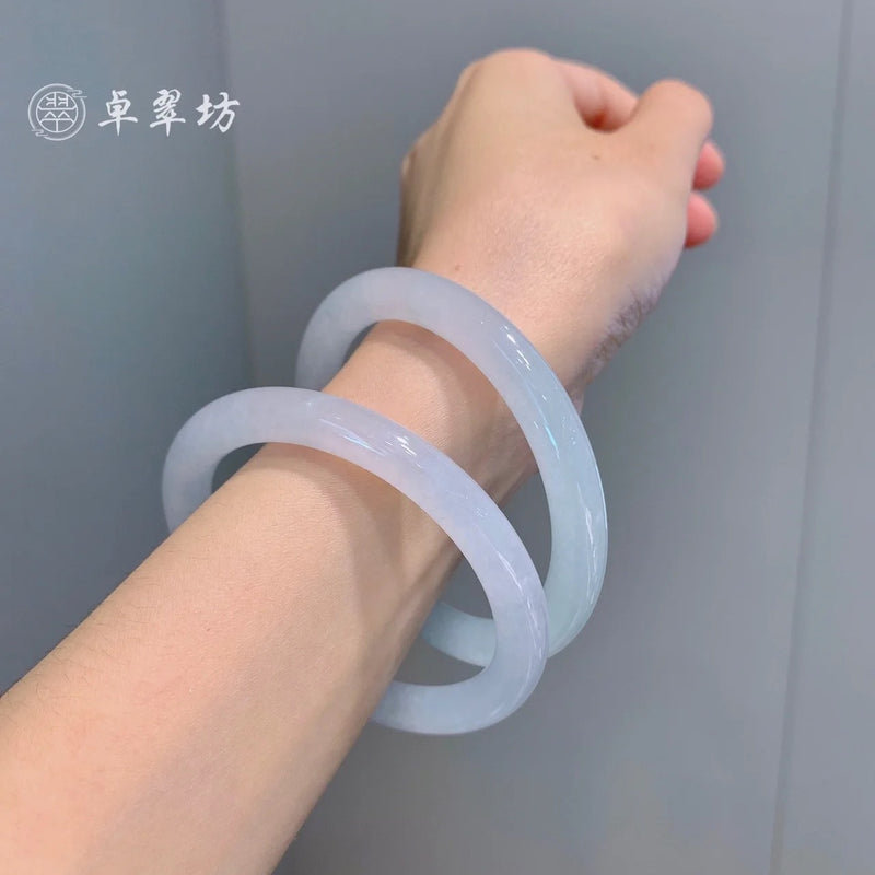 10mm New Chinese Style Ice Transparent White Agate White Moonlight Bracelet Imitation Agate Bracelet Lychee Frozen Round Bracelet Trendy Women