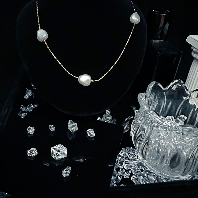 Tassel Gypsy Light Luxury Niche Pearl Necklace 2025 Necklace Clavicle New Temperament Design Advanced