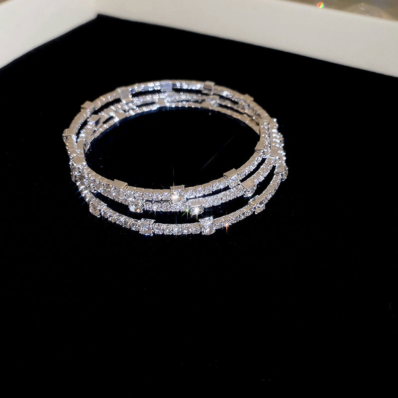 Pearl Elastic Bracelet for Women New High-End Sense Bracelet Light Luxury Niche Exquisite Summer Versatile Hand Jewelry