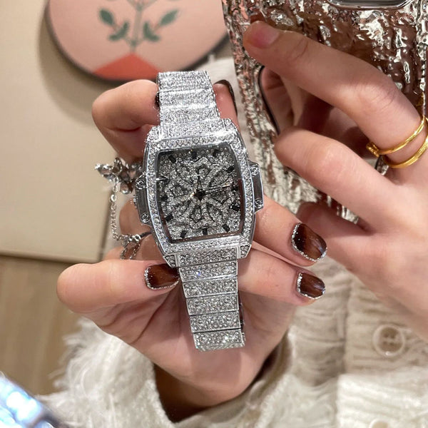 Watch Full of Diamonds Sparkling Neck Hanging Versatile Elegant Watch