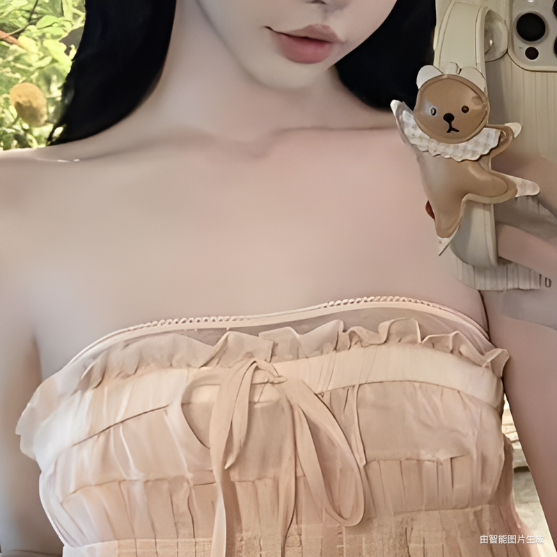 Pure Desire Style Sexy Hot Girl Pink Strap Dress for Women Summer Beach Vacation Slimming Beach Bodycon Short Dress