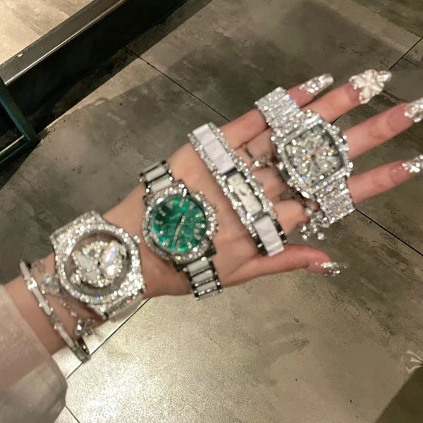 High-end Women's Watch Internet Celebrity High Appearance Full Diamond Watch