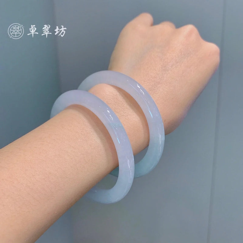 10mm New Chinese Style Ice Transparent White Agate White Moonlight Bracelet Imitation Agate Bracelet Lychee Frozen Round Bracelet Trendy Women