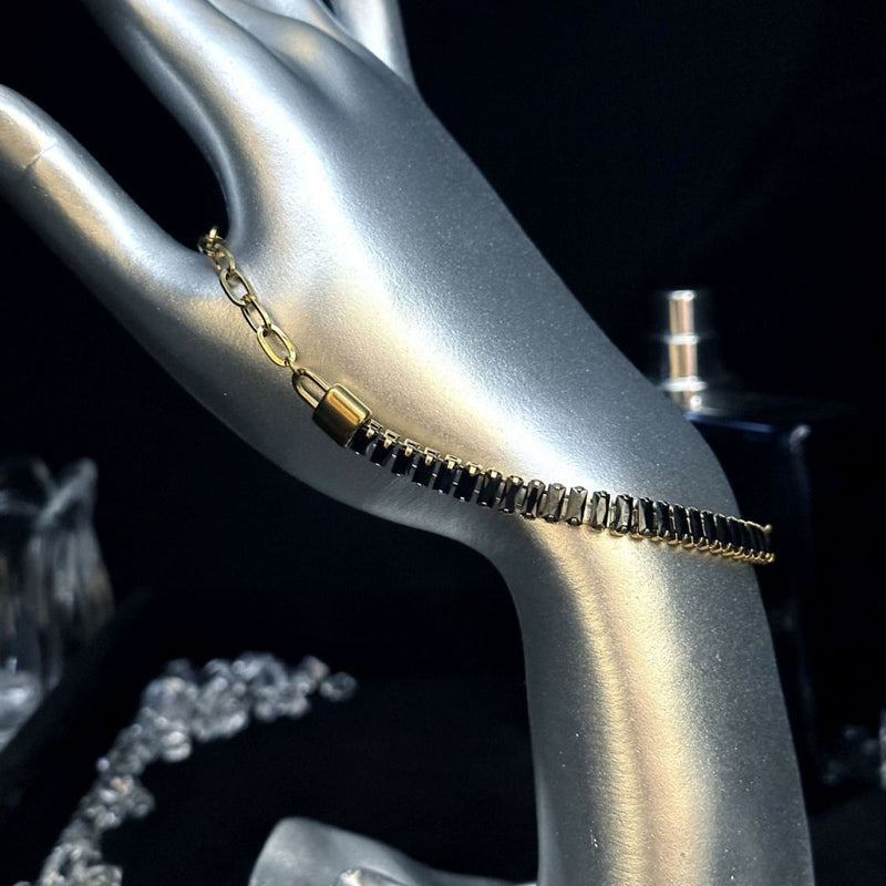 Couple super fairy row diamond bracelet, colored diamond bracelet, extravagant bracelet, unisex.
