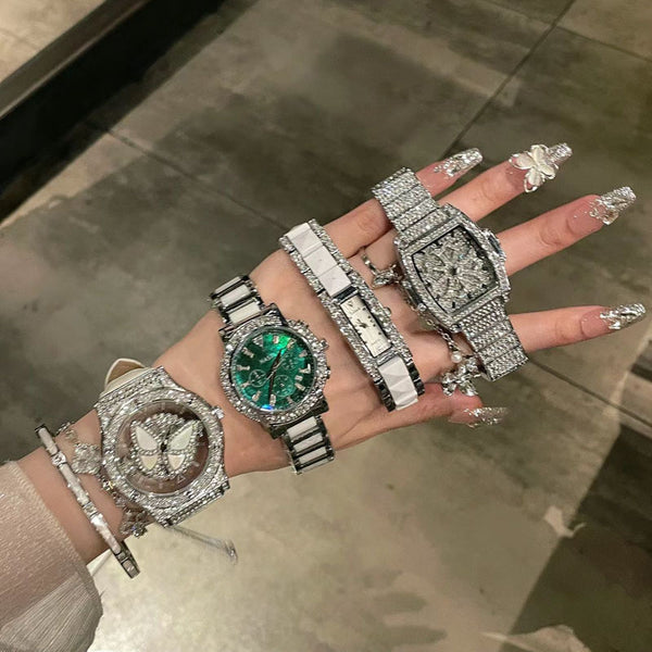 High-end Women's Watch Internet Celebrity High Appearance Full Diamond Watch
