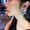 A pair of silver earrings