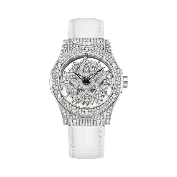 Ins Transparent White Watch Lucky Watch