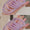 Imitation Jade Thin Strip Bracelet Ding Dong Step Ancient Style One Sound Glass Hanfu Bestie Bracelet Purple Bracelet Bell Bracelet
