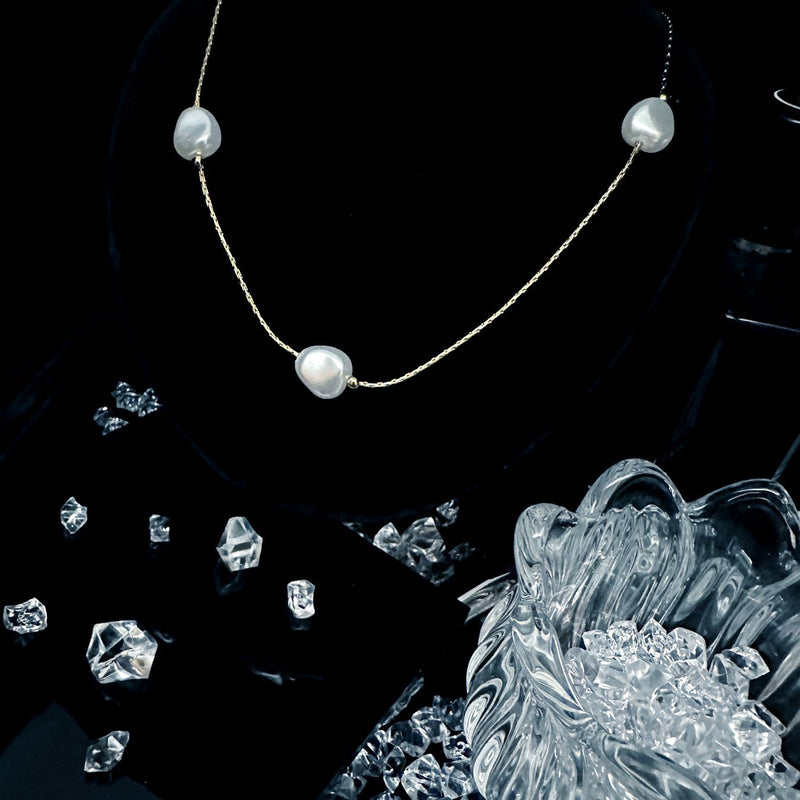 Tassel Gypsy Light Luxury Niche Pearl Necklace 2025 Necklace Clavicle New Temperament Design Advanced