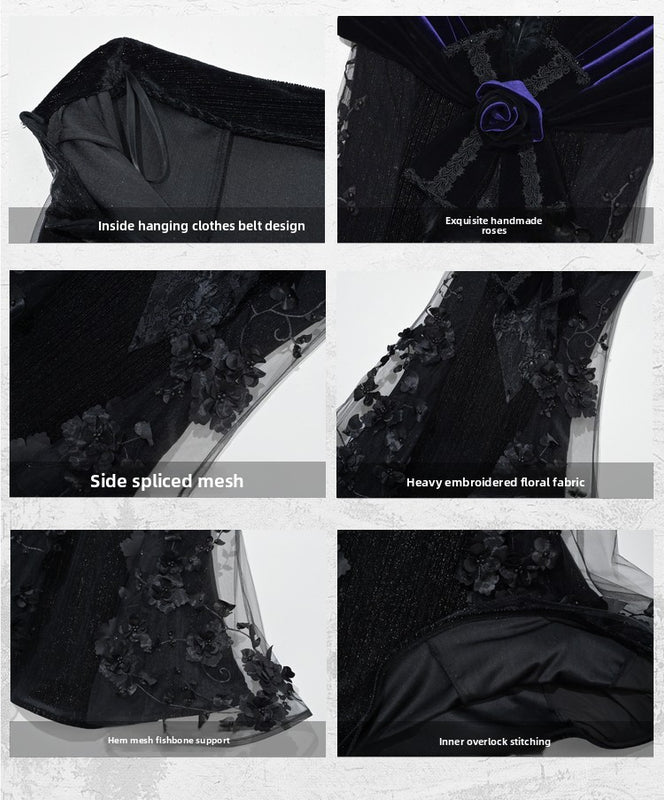 Gorgeous Embroidered Fishtail Dress Dress Long Dress Christmas Dress Skirt