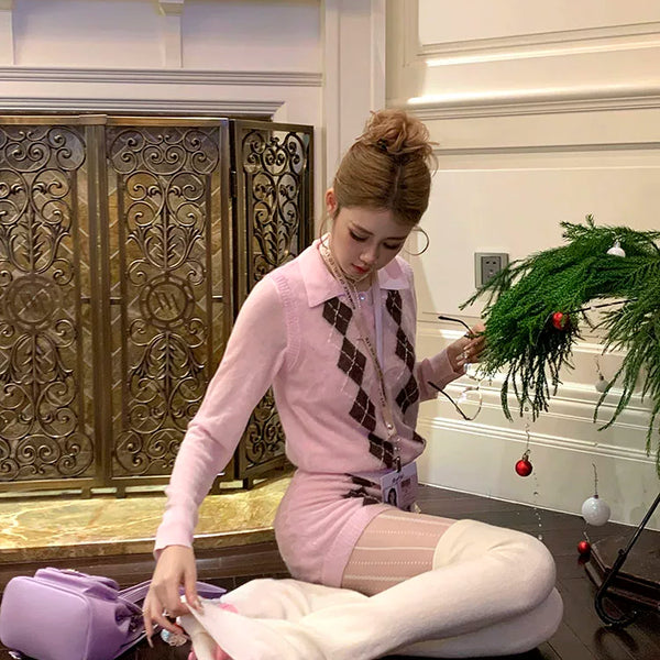 Fashion knee socks cover women's autumn and winter knitted leg cover Y2K slightly stretched and thin winter warm high pile socks