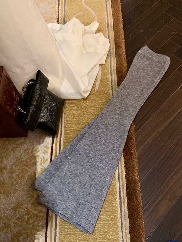 Fashion knee socks cover women's autumn and winter knitted leg cover Y2K slightly stretched and thin winter warm high pile socks