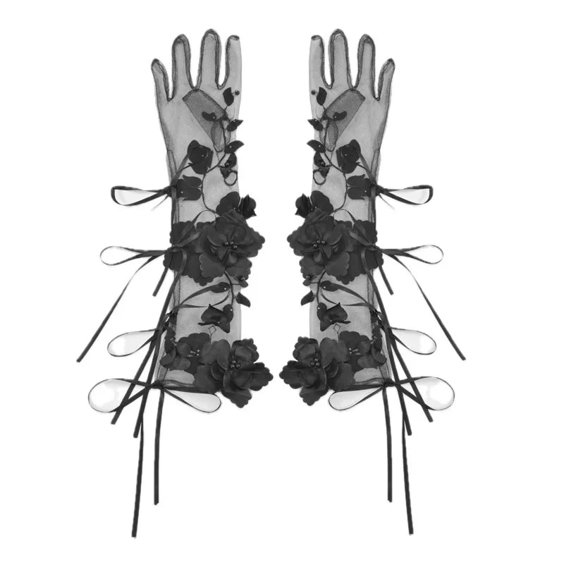 Gothic velvet bandeau dress mermaid skirt halloween retro maxi dress