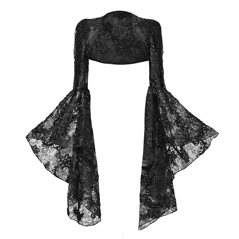 Gorgeous Beaded Sleeve Vest Top Christmas