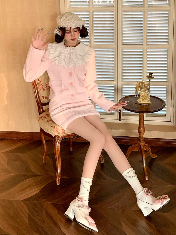 Fashion niche spring and summer new heavy industry rhinestone chain tube socks girl heart gray simple and sweet