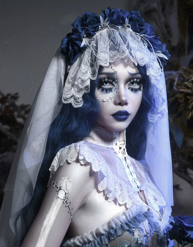 Special ribbed lace chiffon tailored bolero top - christmas edition