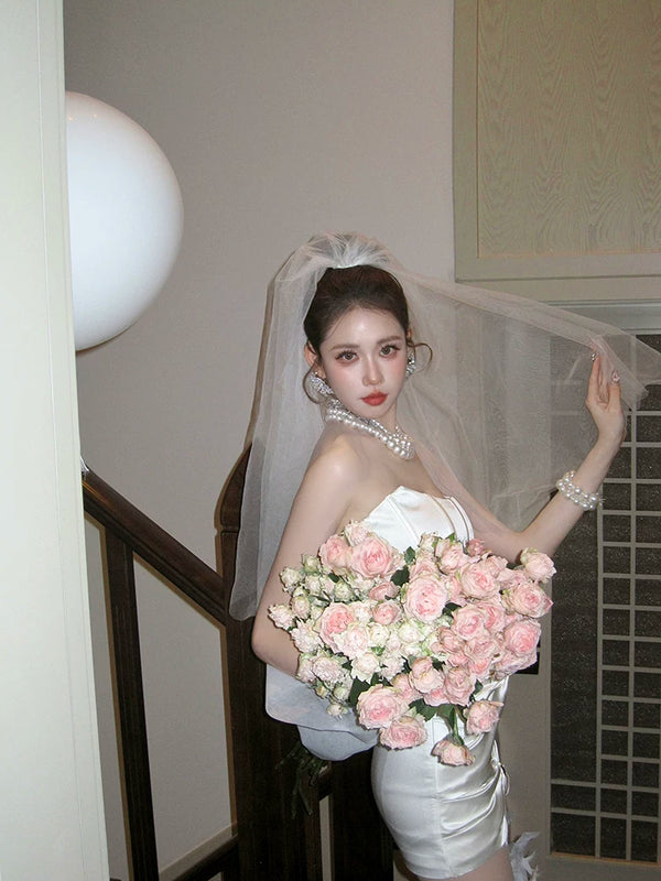 Fashion custom exaggerated sweet white feather pearl handmade socks pantyhose ultra-thin stockings