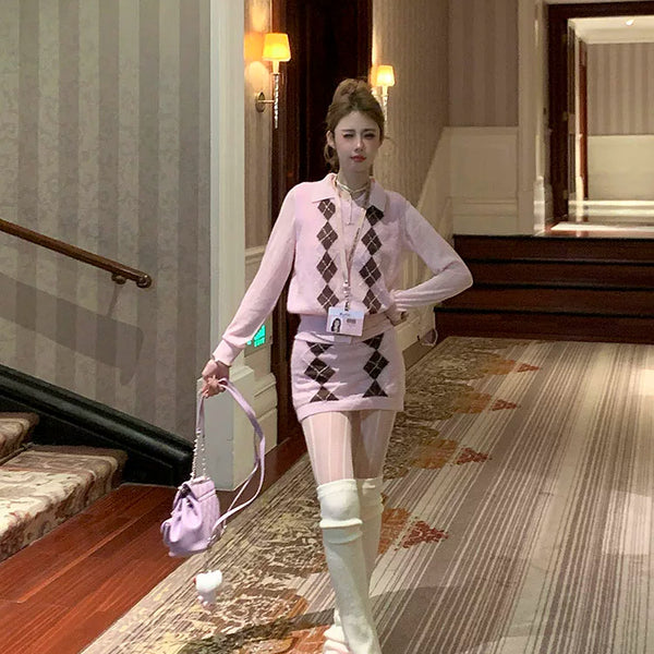 Fashion knee socks cover women's autumn and winter knitted leg cover Y2K slightly stretched and thin winter warm high pile socks