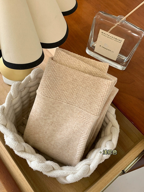 Gray Japanese jk wear milk white pantyhose autumn and winter thickened velvet gray leggings women's cotton looks thin