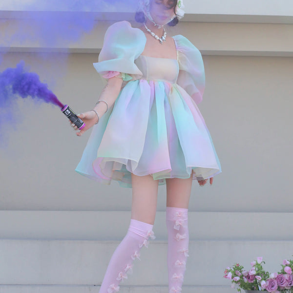 Fashion niche girl heart bow knee socks college style girl Lolita college style stockings princess