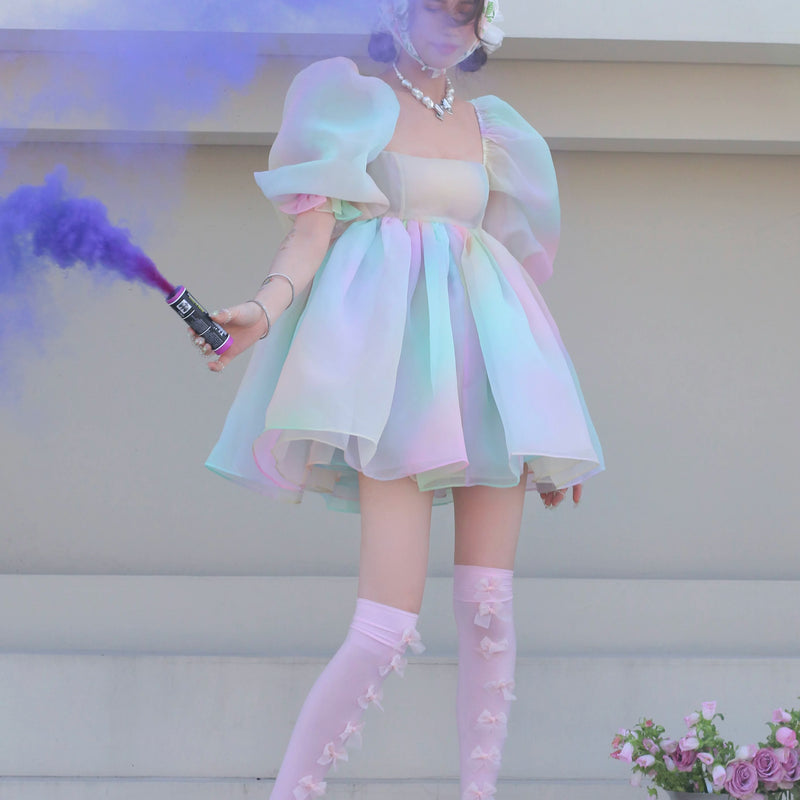 Fashion niche girl heart bow knee socks college style girl Lolita college style stockings princess