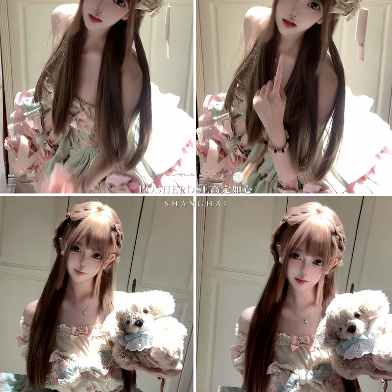 【ribbon dance】reborn edition 【pink bunny】pink cos christmas, halloween princess dress