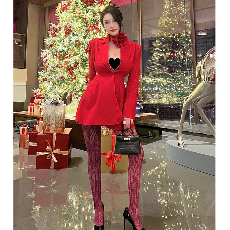 Spice girls sexy jumpsuits mesh socks temperament leggings niche design high-end leg socks women