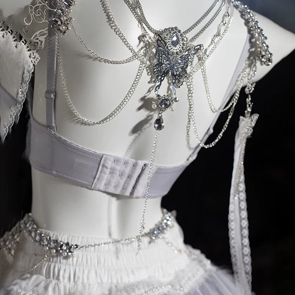 Electronic music festival european and american dj nightclub bar disco performance ds performance angel photo feather suit