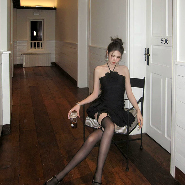 Fashion niche design royal sister suspender socks lace sexy pure desire integrated lace suspender socks