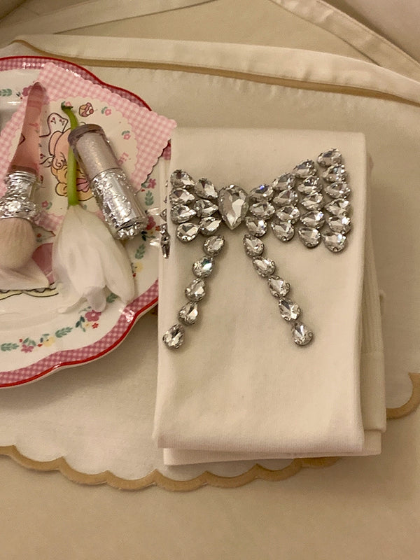 Fashion niche atmosphere bow rhinestone belly lift hip pressure thin autumn and winter warm pantyhose women