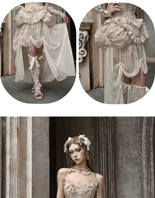 Ballet collection heavy industry classical european style fishbone bustier christmas court vest