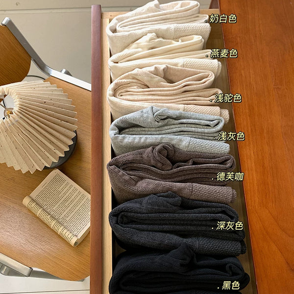 Gray Japanese jk wear milk white pantyhose autumn and winter thickened velvet gray leggings women's cotton looks thin