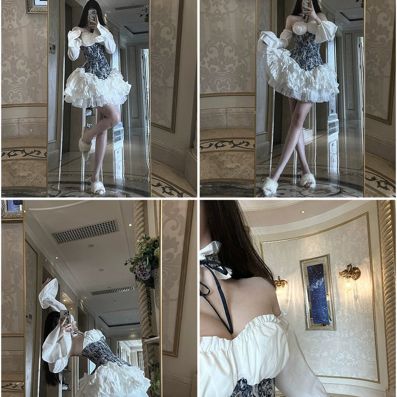 High-definition caviar color·rococo laurel poem with steel bones