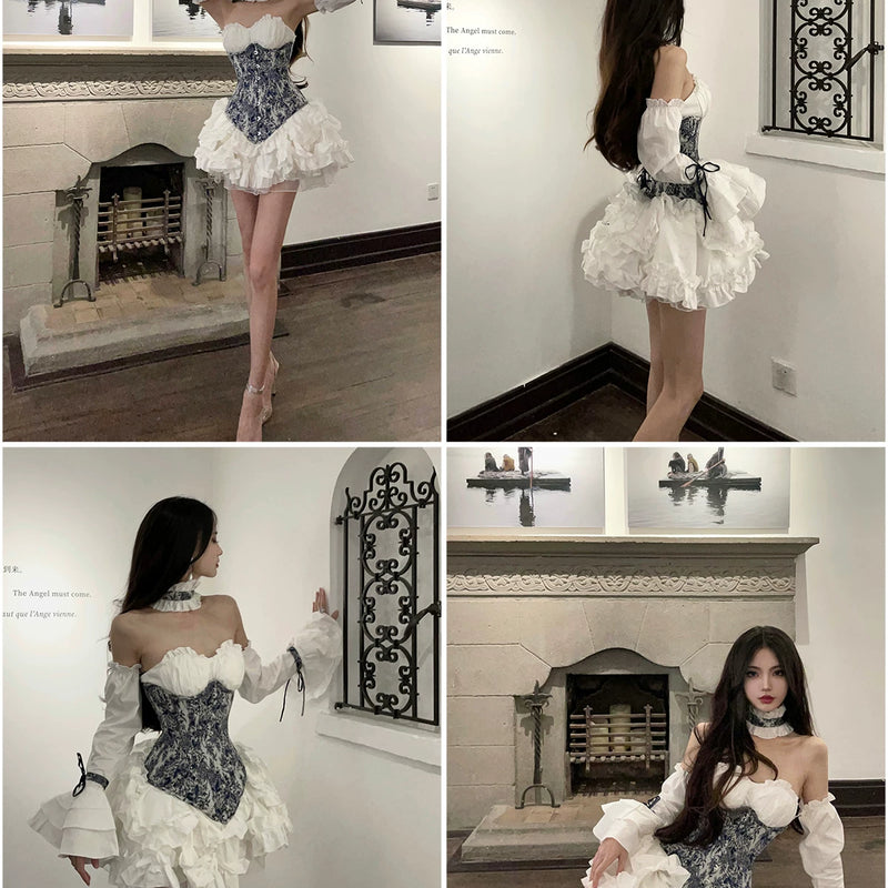 High-definition caviar color·rococo laurel poem with steel bones