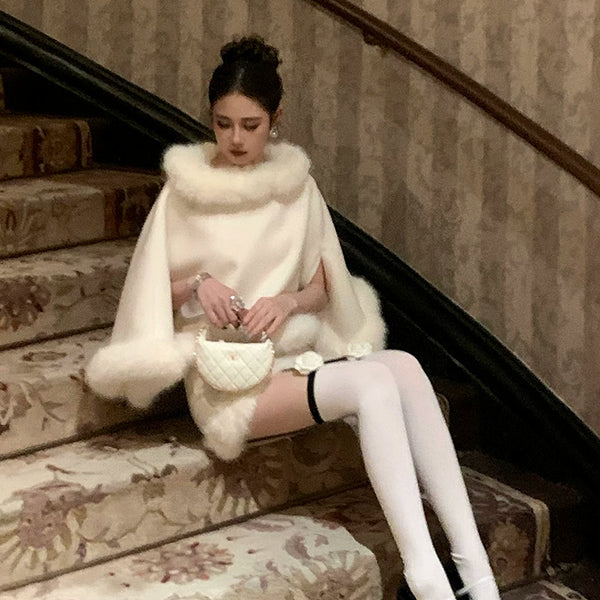 Fashion Xiaoxiangfeng Camellia Black and White Suspender Socks Niche Fashion Design Style Spice Girls Wear Milk White Socks