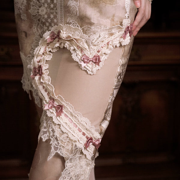 Original Eros poem box love lace retro elegant bow skirt Christmas