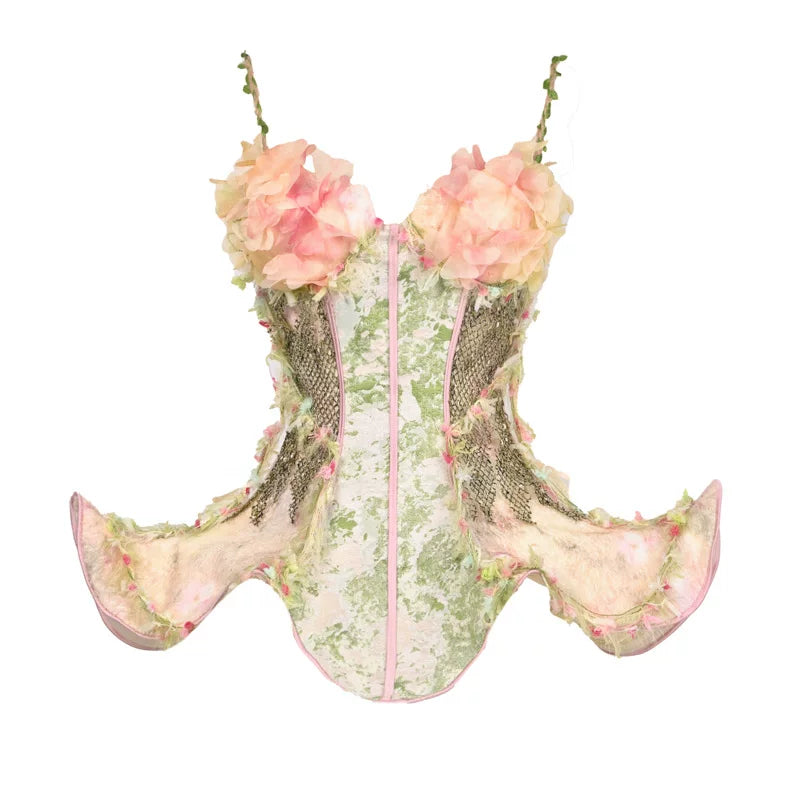 Mori Spirit Flower God Fishbone Bust Elf Wind Fairy Dress Dress Christmas