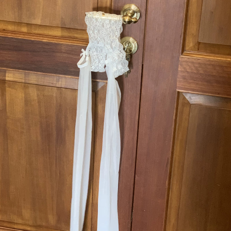 Fashion niche pure desire white silk 3D lace suspender black silk thigh socks sexy ultra-thin non-slip stockings