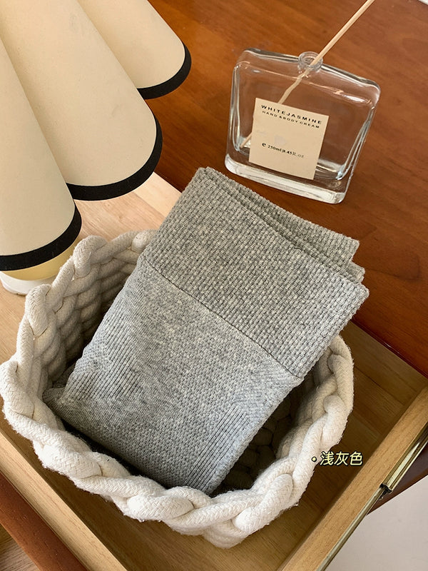 Gray Japanese jk wear milk white pantyhose autumn and winter thickened velvet gray leggings women's cotton looks thin