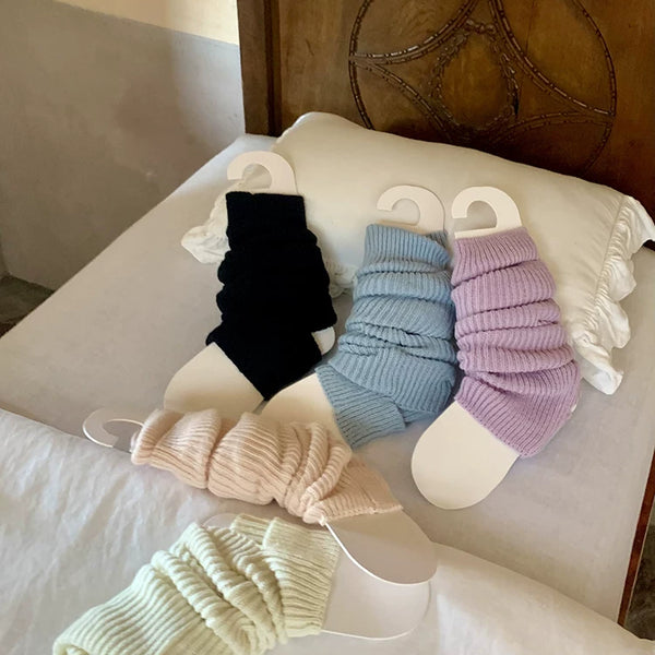 Fashion niche balletcore foot-stepping ballet French girl vertical stripe stack socks sheath leggings y2k