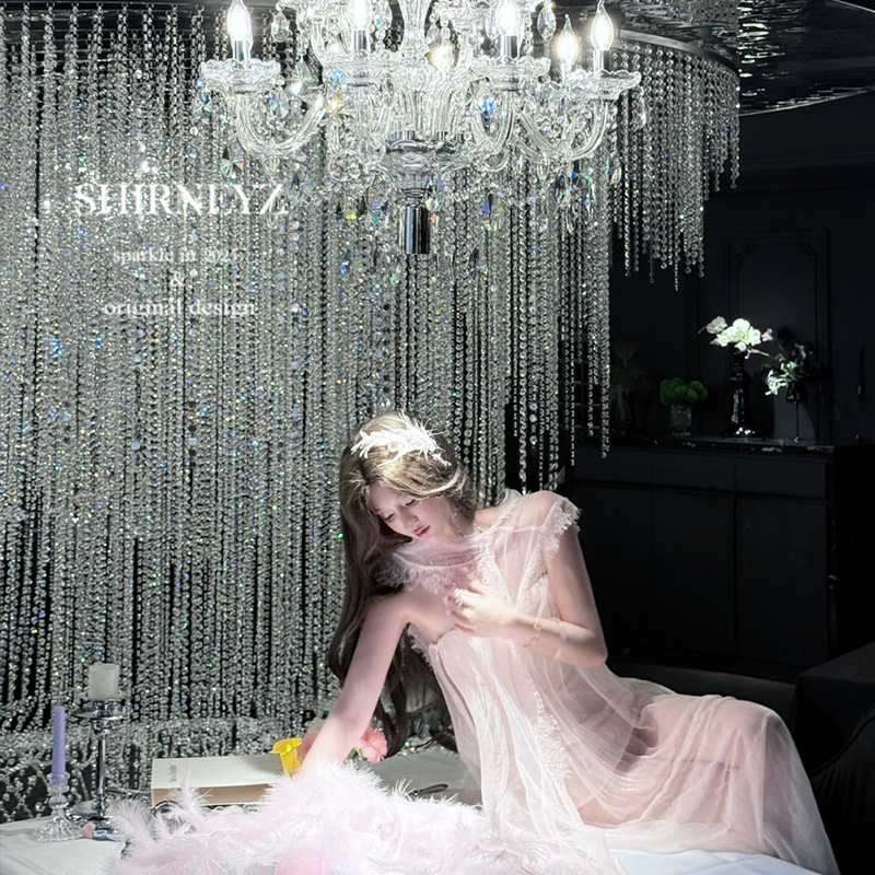 Pink atmosphere classyslimming looktube topdress goddess style long skirt