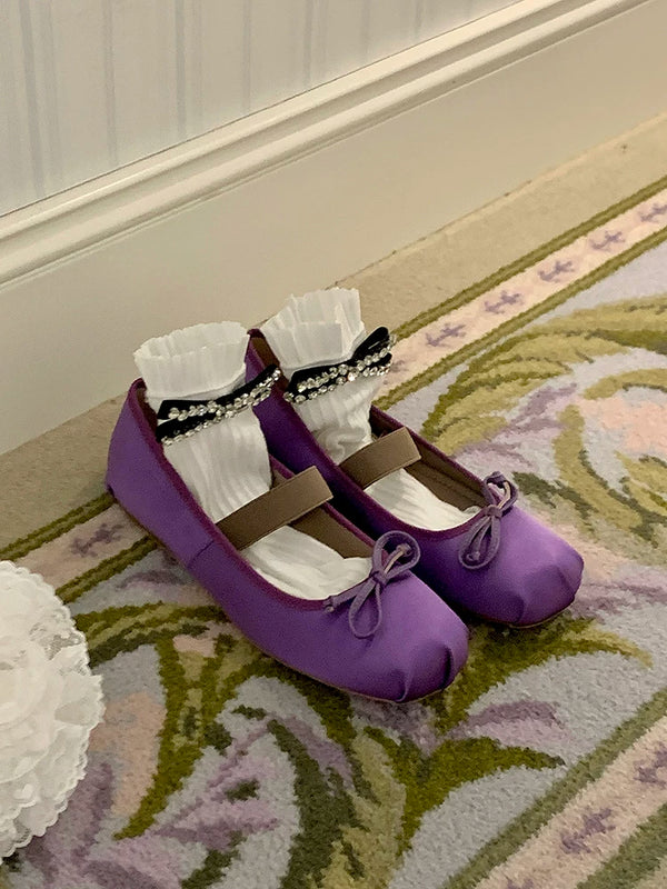 Fashion Black Skinny Flash Diamond Dongdaemun Sweet Medium Long Tube Calf Socks Pressure Legs Socks Stacking Socks