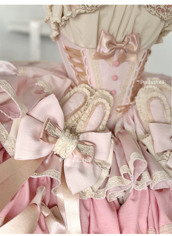 【ribbon dance】reborn edition 【pink bunny】pink cos christmas, halloween princess dress