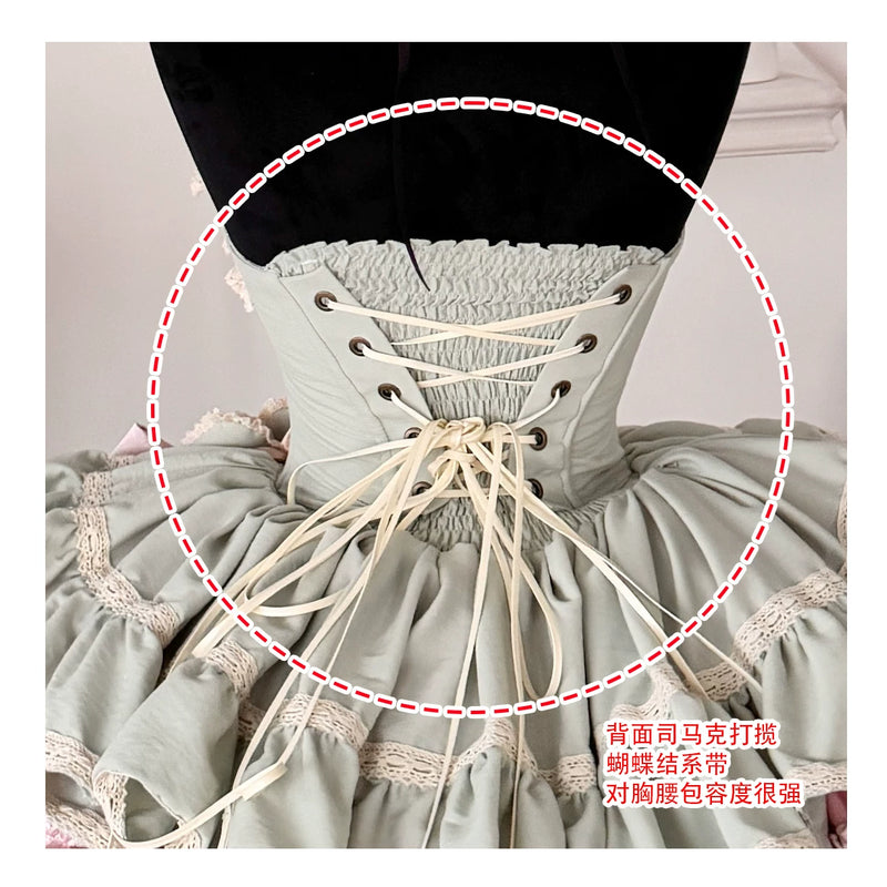 【ribbon dance】reborn edition 【pink bunny】pink cos christmas, halloween princess dress