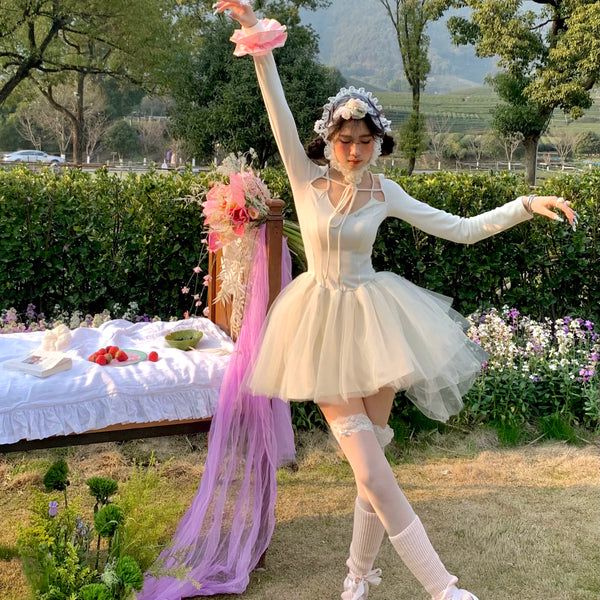 Fashion niche balletcore foot-stepping ballet French girl vertical stripe stack socks sheath leggings y2k